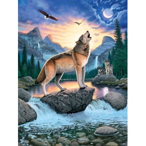 Ravensburger (15360) - "Wolf's howl" - 1000 pezzi