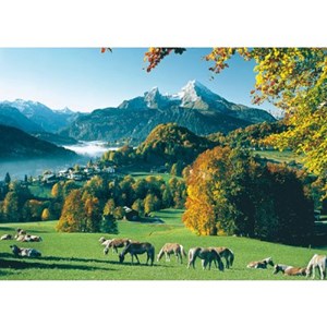 Ravensburger (15741) - "Berchtesgaden in front of Watzmann" - 1000 pezzi