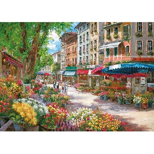 Schmidt Spiele (58561) - Sam Park: "Paris, Flowers Market" - 1000 pezzi