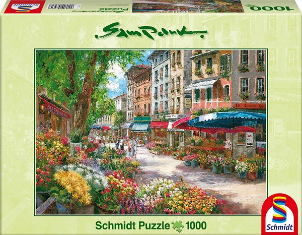 Schmidt Spiele (58561) - Sam Park: "Paris, Flowers Market" - 1000 pezzi