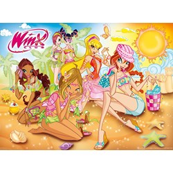 Ravensburger (12797) - "Winx, On the Beach" - 200 pezzi
