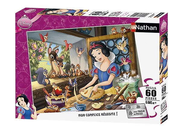 Nathan (86554) - "Snow White making a Cake" - 60 pezzi