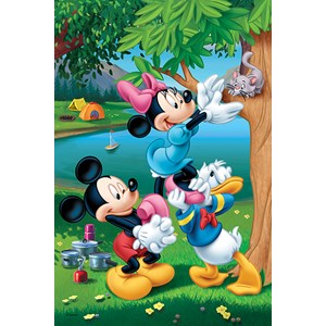 Trefl (17198) - "Mickey and Friends, The bailout of Kitten" - 60 pezzi
