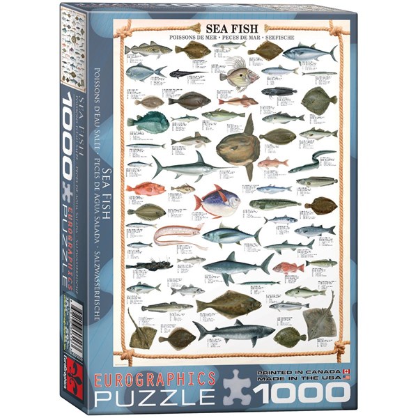 Eurographics (6000-0313) - "Sea Fish" - 1000 pezzi