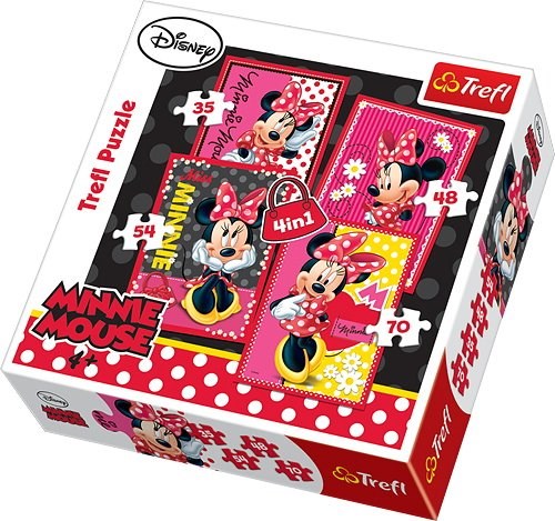 Trefl (34119) - "Minnie Mouse" - 35 48 54 70 pezzi