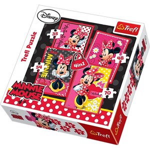 Trefl (34119) - "Minnie Mouse" - 35 48 54 70 pezzi