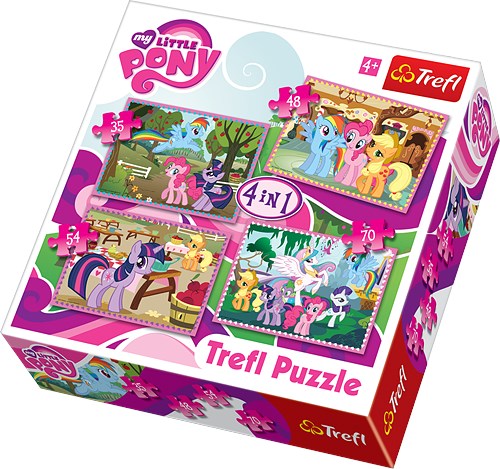 Trefl (34153) - "My Little Pony" - 35 48 54 70 pezzi