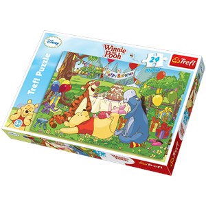 Trefl (14138) - "Happy Birthday Winnie" - 24 pezzi