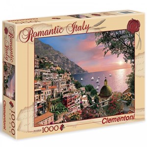 Clementoni (39221) - Dominic Davison: "Positano, Italy" - 1000 pezzi