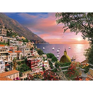 Clementoni (39221) - Dominic Davison: "Positano, Italy" - 1000 pezzi