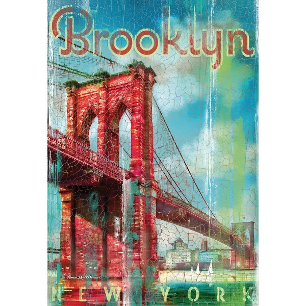 Clementoni (37034) - Patrick Reid O’Brien: "USA, New York, Brooklyn retro" - 500 pezzi