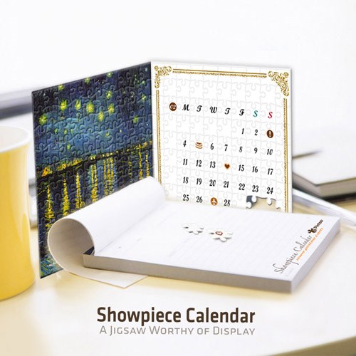 Pintoo (H1474) - Vincent van Gogh: "The Starry Night, Calendar showpiece" - 200 pezzi