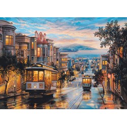 Eurographics (6000-0957) - Eugene Lushpin: "San Francisco Cable Car Heaven" - 1000 pezzi