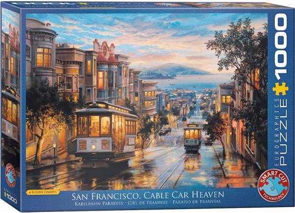 Eurographics (6000-0957) - Eugene Lushpin: "San Francisco Cable Car Heaven" - 1000 pezzi