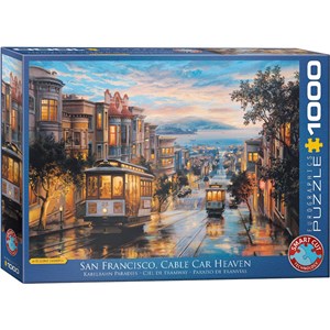 Eurographics (6000-0957) - Eugene Lushpin: "San Francisco Cable Car Heaven" - 1000 pezzi