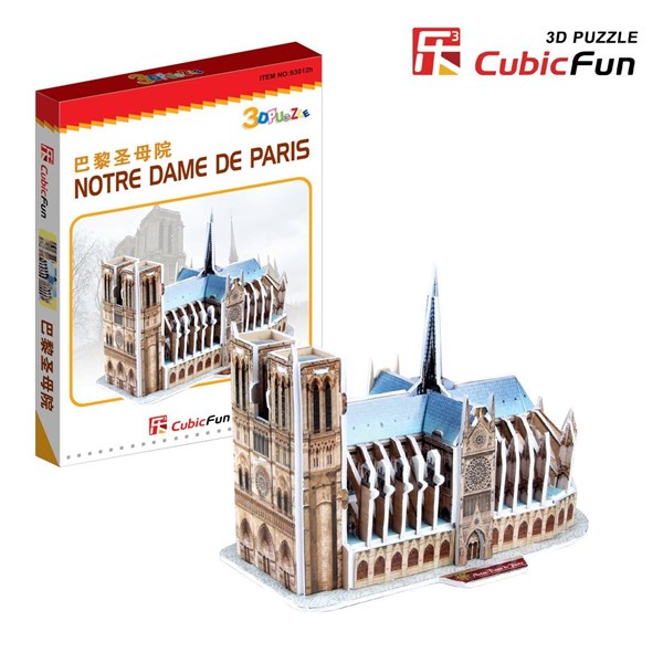 Cubic Fun (S3012H) - "France, Paris, Our Lady Cathedral" - 39 pezzi