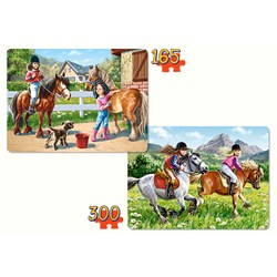 Castorland (B-021079) - "At horse" - 165 300 pezzi