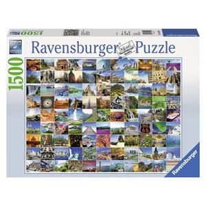 Ravensburger (16319) - "99 Beautiful Places of the World" - 1500 pezzi