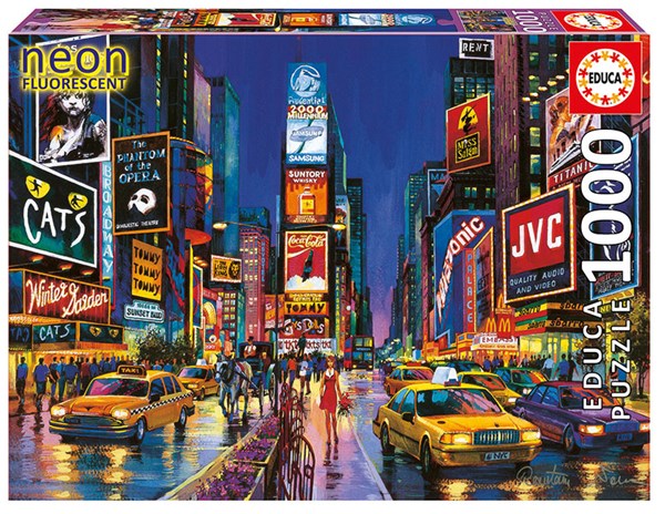 Educa (13047) - "Times Square, New York" - 1000 pezzi