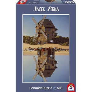 Schmidt Spiele (59510) - Jacek Yerka: "Reflection" - 500 pezzi