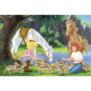 Schmidt Spiele (56050) - "Bibi and Tina, In the glade" - 150 pezzi
