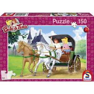 Schmidt Spiele (56051) - "Bibi and Tina, By carriage" - 150 pezzi
