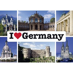 Schmidt Spiele (59280) - "I love Germany" - 1000 pezzi