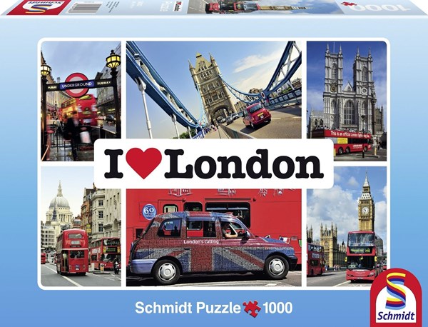 Schmidt Spiele (59283) - "I love London" - 1000 pezzi