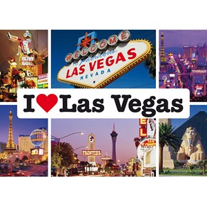 Schmidt Spiele (59285) - "I love Las Vegas" - 1000 pezzi