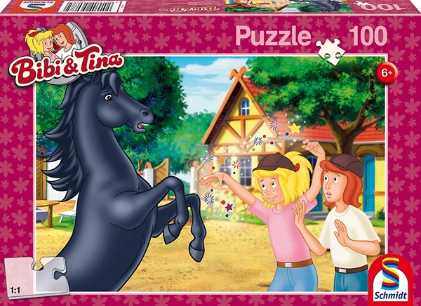 Schmidt Spiele (56078) - "The wild stallion" - 100 pezzi