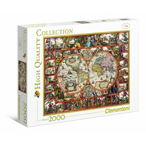 Clementoni (32551) - "Map of the ancient world" - 2000 pezzi