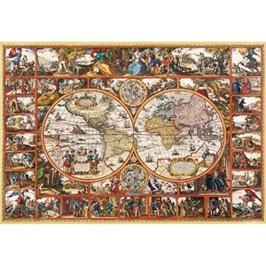 Clementoni (32551) - "Map of the ancient world" - 2000 pezzi