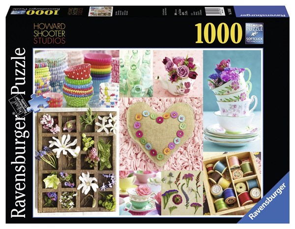 Ravensburger (19369) - "Flowers and colors" - 1000 pezzi