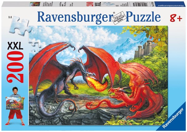 Ravensburger (12708) - "Duel of Dragons" - 200 pezzi