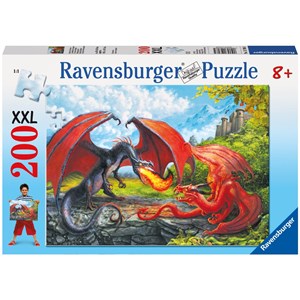 Ravensburger (12708) - "Duel of Dragons" - 200 pezzi
