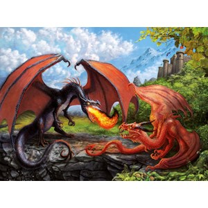 Ravensburger (12708) - "Duel of Dragons" - 200 pezzi