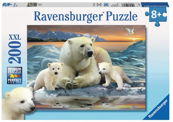 Ravensburger (12647) - "Polar Bears" - 200 pezzi