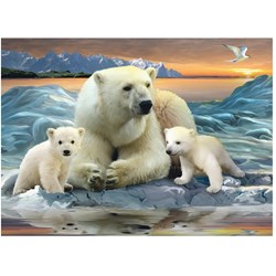 Ravensburger (12647) - "Polar Bears" - 200 pezzi