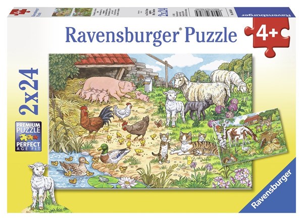 Ravensburger (08858) - "Farm animals" - 24 pezzi