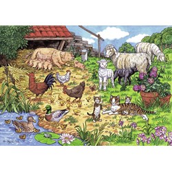 Ravensburger (08858) - "Farm animals" - 24 pezzi
