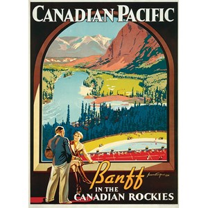 Eurographics (6000-0327) - "Banff in the Canadian Rockies" - 1000 pezzi