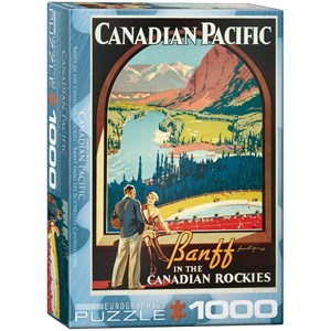 Eurographics (6000-0327) - "Banff in the Canadian Rockies" - 1000 pezzi