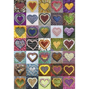 Educa (15967) - "Madalene's Hearts" - 500 pezzi