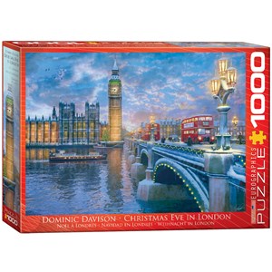 Eurographics (6000-0916) - Dominic Davison: "Christmas Eve in London" - 1000 pezzi