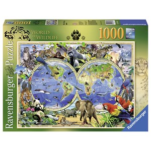 Ravensburger (19385) - Howard Robinson: "World of Wildlife" - 1000 pezzi