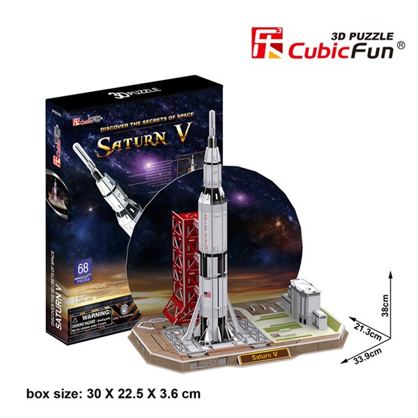 Cubic Fun (P653H) - "Saturn V" - 68 pezzi
