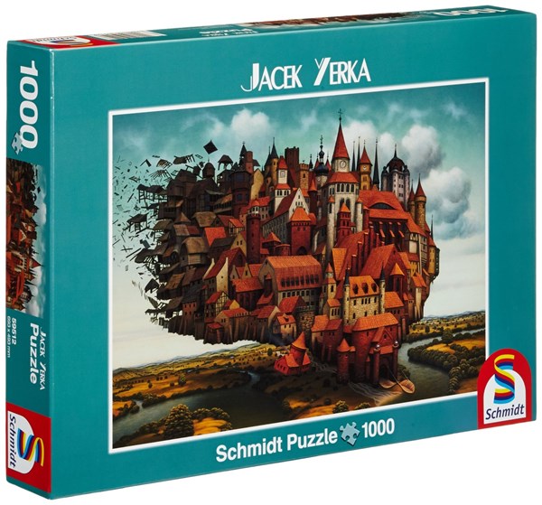 Schmidt Spiele (59512) - Jacek Yerka: "City on The Wing" - 1000 pezzi