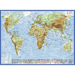 Ravensburger (13097) - "Map of the World" - 300 pezzi
