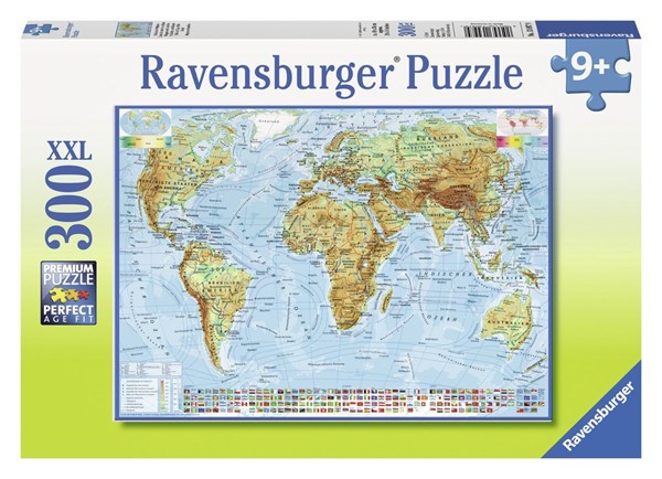 Ravensburger (13097) - "Map of the World" - 300 pezzi