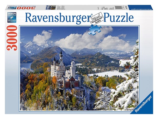 Ravensburger (17062) - "Neuschwanstein Castle in Winter" - 3000 pezzi